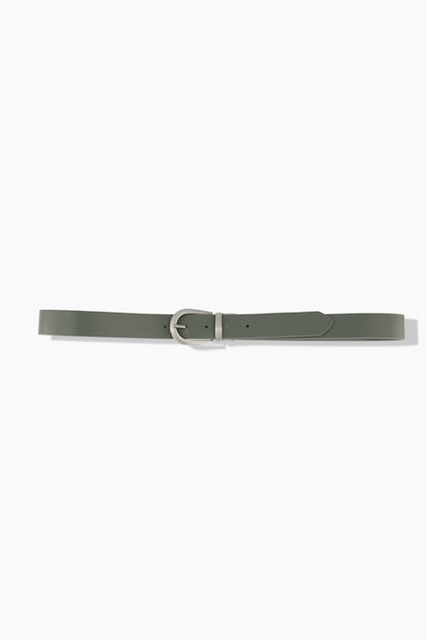 Reversible belt, leather, metal buckle