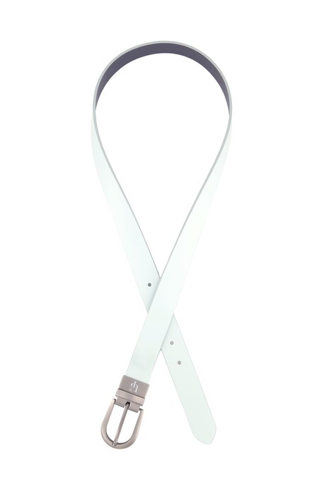 Reversible belt, leather, metal buckle