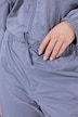 Pantalon cargo Rose, jambe large, plis aux genoux et taille élastique