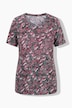 T-Shirt, Komfort Fit, farbiges Leo-Muster