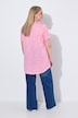 T-Shirt, A-Linie, Ausbrennerjersey, bunter Smiley