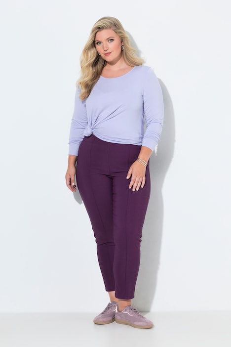 Bengalin-Hose, Slim Fit, Biese, Elastikbund