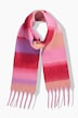 Strickschal, Farbverlauf, Fransen