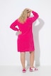 Strickkleid, Chenille, A-Linie, Rollkragen, Langarm