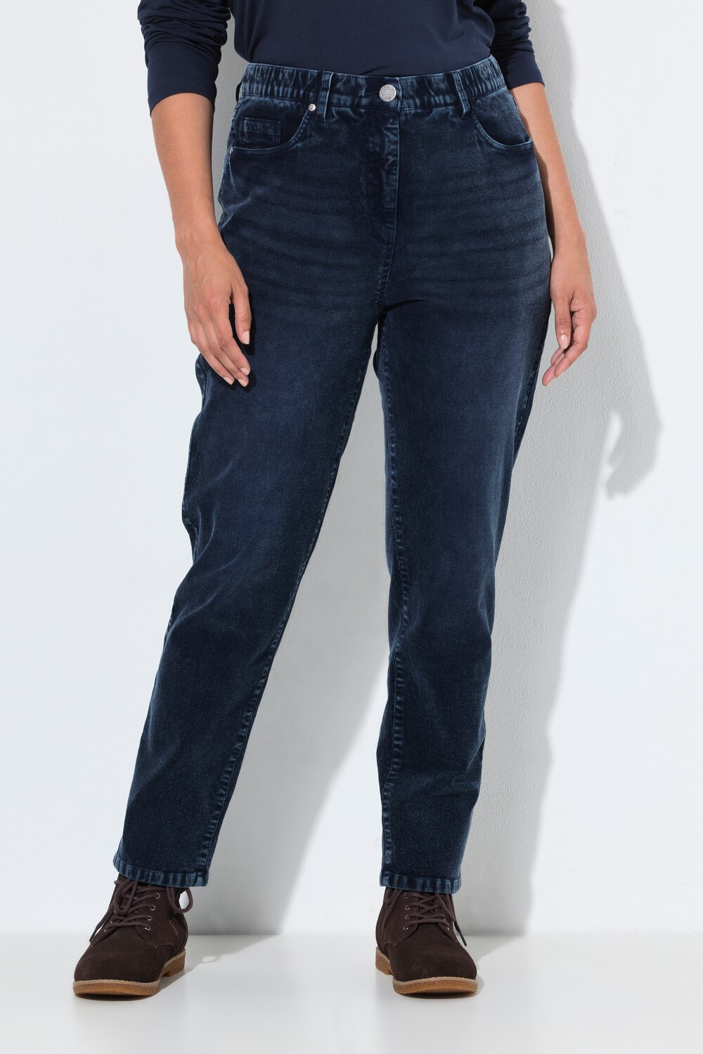 Cordhose, Mom Fit, Komfortbund