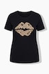 T-Shirt, Komfort Fit, Leo-Lippen, Halbarm