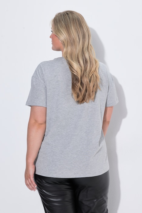 T-Shirt, Boxy Fit, Dackel Fashion-Motiv, Halbarm