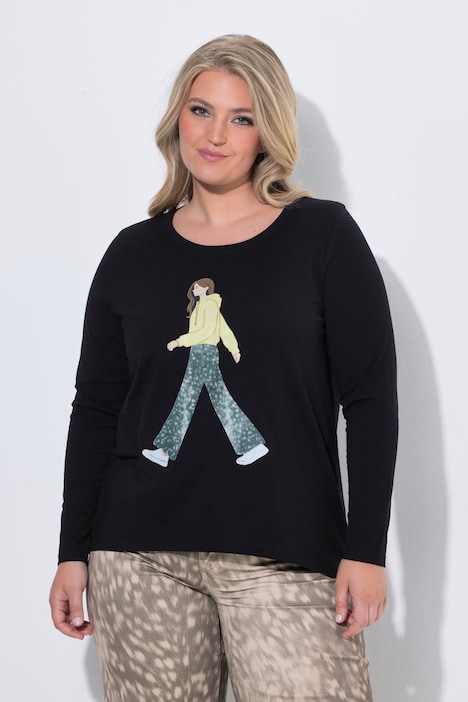 T-Shirt, Komfort Fit, Fashion Frauen-Motiv