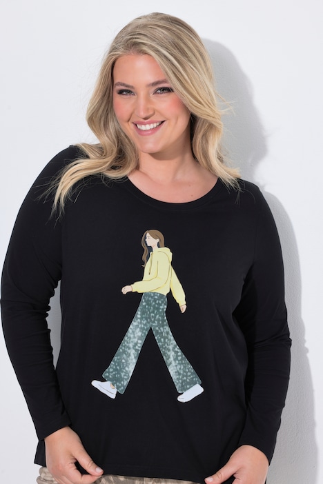 T-Shirt, Komfort Fit, Fashion Frauen-Motiv