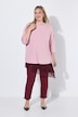 Satin-Rock, A-Linie, Spitzenkante am asymmetrischen Saum
