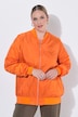Blouson, relaxed fit, ruched long sleeve, colour-contrast cuffs