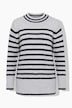 Ringel-Strickpullover, Rundhals, Langarm