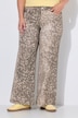 Jeans, Wide Legs, Animalprint, 5-Pocket