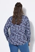 Hemdbluse, Straight Shape, Schleifen-Print, Langarm