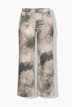Jeans, Wide Legs, Print, 5-Pocket