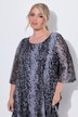 Meshkleid, A-Linie, Animal-Muster, Jersey-Unterkleid
