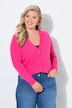 Strickjacke, Straight Fit, Schmuckknopf, Langarm