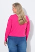 Strickjacke, Straight Fit, Schmuckknopf, Langarm