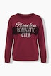 Sweatshirt, Schriftmotiv, Oversized, Rundhals, Langarm