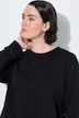 Bluza, efekt warstw, wydłużone boki, okrągły dekolt, długi rękaw