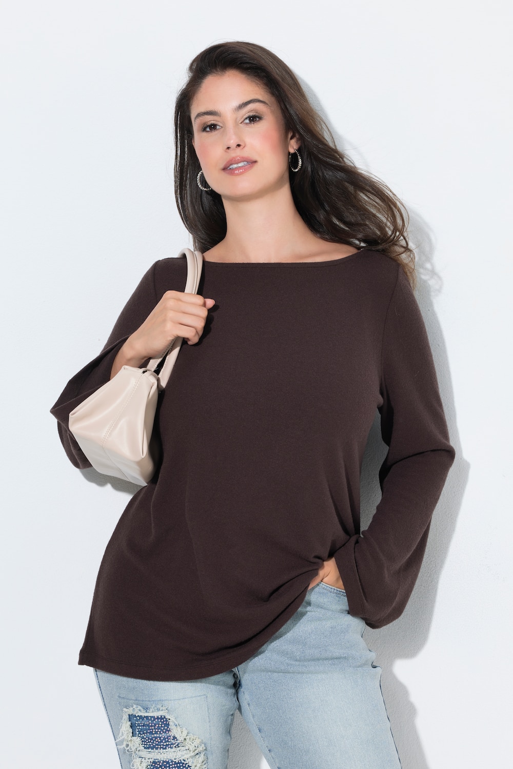 Shirt, extraweich, Rundhalsausschnitt, Langarm