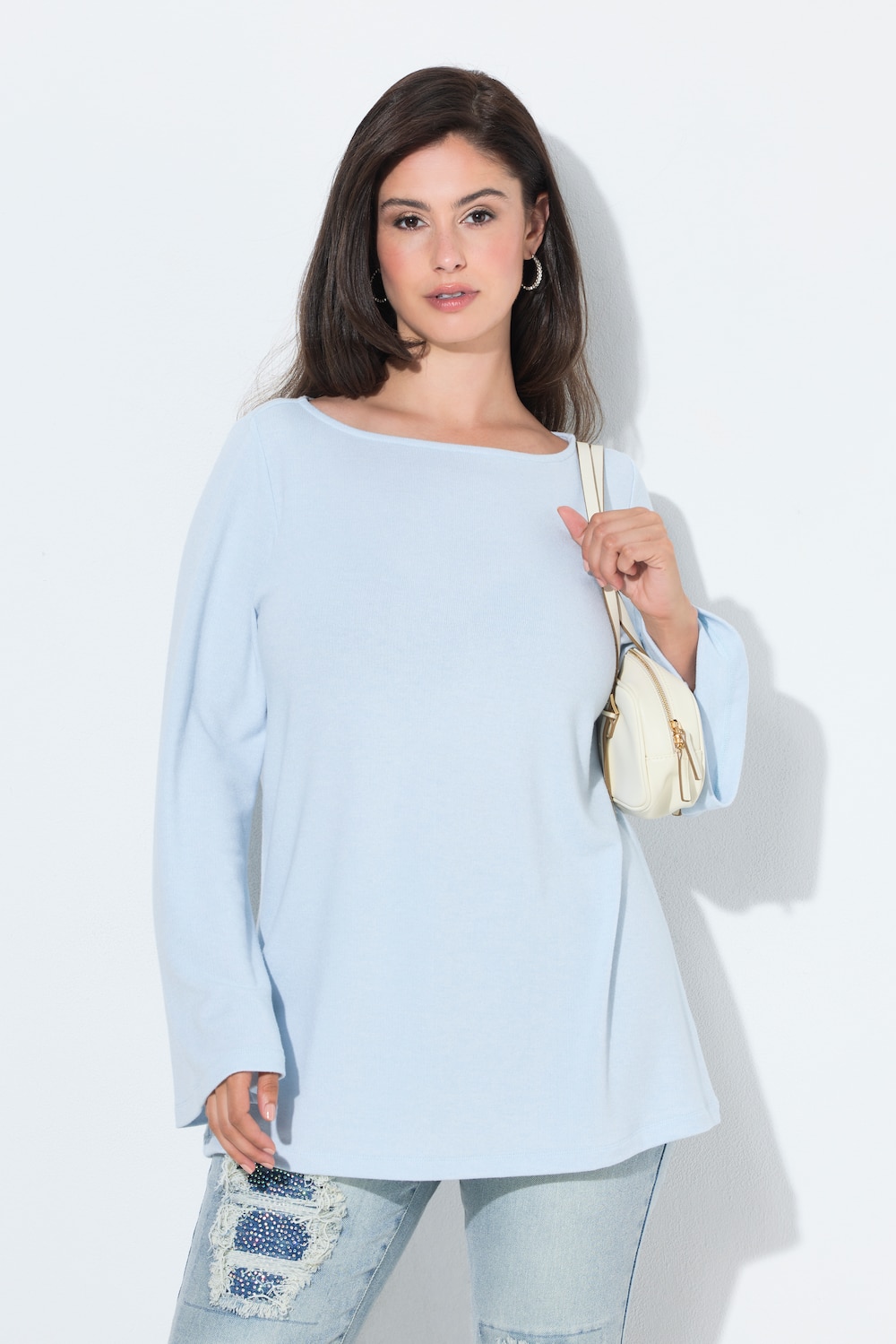 Shirt, extraweich, Rundhalsausschnitt, Langarm