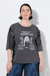 T-Shirt, Spitzeneinsätze, Rundhals, Halbarm