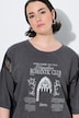 T-Shirt, Spitzeneinsätze, Rundhals, Halbarm
