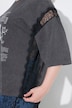 T-Shirt, Spitzeneinsätze, Rundhals, Halbarm