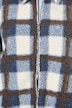Teddyjacke, Karomuster, Hemdkragen, Langarm