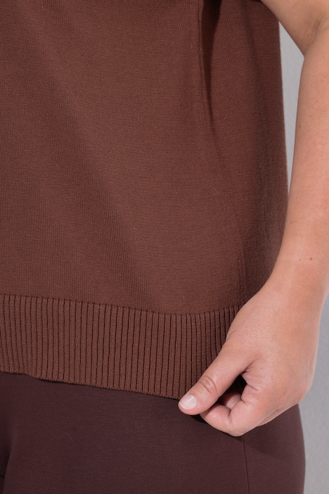 Pullunder, Loose Fit, breite Rippbündchen