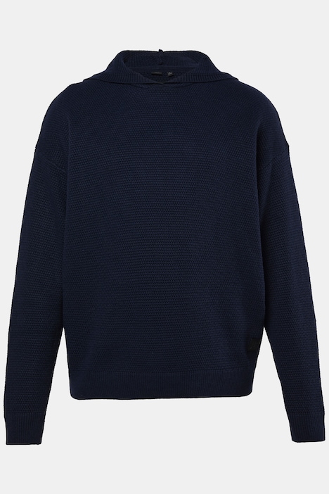 Hoodie, Grobstrick, Kapuzenpullover, bis 7 XL