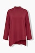 Pullover, Loose Fit, Stehkragen, Zipfelsaum