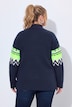 Strickjacke, Norwegermuster, V-Ausschnitt, Langarm