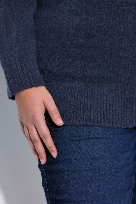 Strickjacke, Norwegermuster, V-Ausschnitt, Langarm