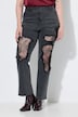 Jeans Marie, Spitze, Destroy-Effekte, High Waist
