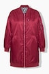Blousonmantel, O-Shape, Leo-Futter, Seitenschlitze mit Zipper