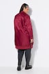 Blousonmantel, O-Shape, Leo-Futter, Seitenschlitze mit Zipper