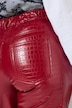 Faux Crocodile Leather Pants