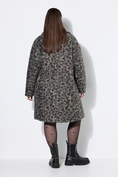 Teddymantel, Loose Shape, Leo, Hemdkragen