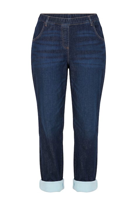 Thermo-Jeans Mandy, weites Bein, Fleecefutter