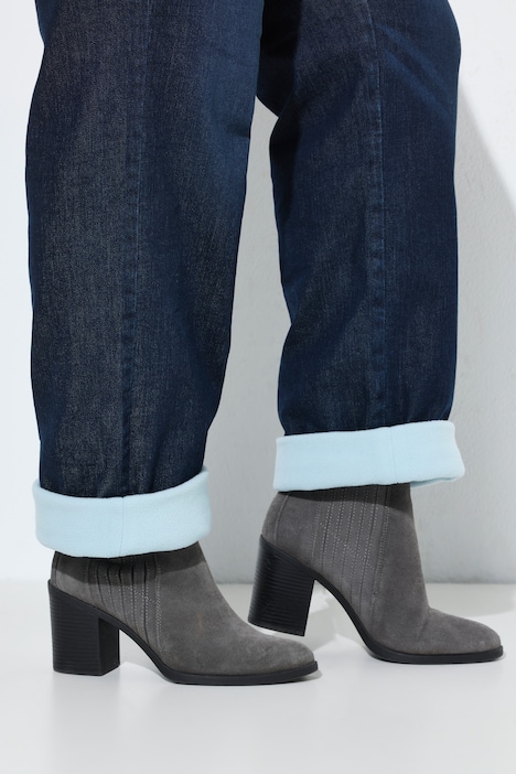 Jean thermique Mandy, jambe large, doublure en polaire