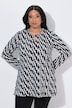 Shirt, grafische print, A-lijn, ronde hals, lange mouw