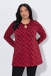 Shirt, grafische print, A-lijn, ronde hals, lange mouw