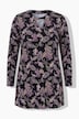 Longshirt, Paisley, A-Linie, Stehkragen, Langarm