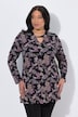 Longshirt, Paisley, A-Linie, Stehkragen, Langarm