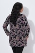 Longshirt, Paisley, A-Linie, Stehkragen, Langarm