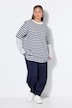 Longsleeve, Oversize Shape, Ringel, Layering-Ärmel
