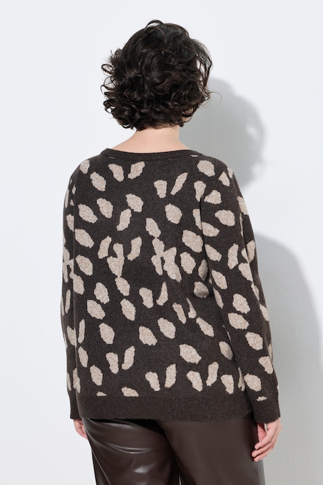 Pullover, Rehkitz, Rundhalsausschnitt, Langarm