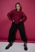 Spitzen-Shirt, Slim Shape, Langarm